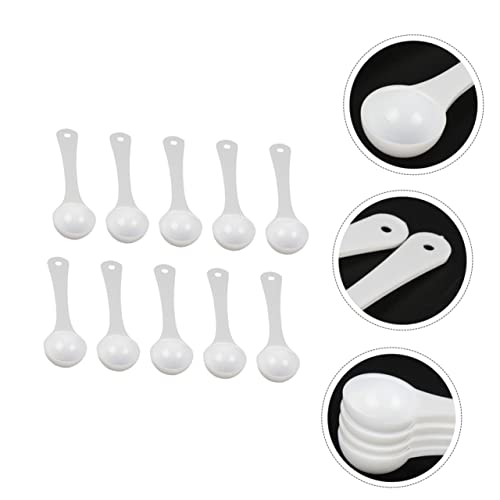 30pcs Pet Medicine Measuring Spoons Scoops for Precise Pet Food and Powder Measurement Easy to and Store for Aquariums and Animals