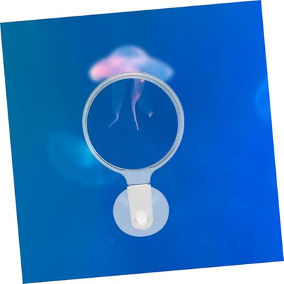 FOMIYES 4pcs Fish Tank Observation Magnifier with Cup Acrylic Viewing Tool for Betta Fish -Landscapes Spiders and Animals
