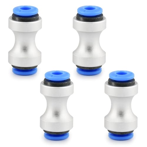 4pcs PTFE Tube Connector for Bam-bu Lab, Plastic Metal Mixed Feed Connectors, PTFE Feed Tube Connector for A1/A1MINI/P1P/P1S/P2S/X1/X1C/X1E/H2D/H2S, 3D Printer Parts 3D Accessories