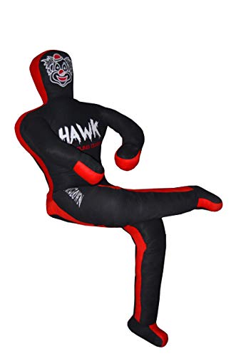 Clown Grappling Dummy for Combat Sports Mastery, Moveable and Strikeable Punching Dummy for Adults, 5 ft. Boxing Dummy for MMA Jiu-Jitsu, Judo, Karate, and Wrestling Training and Sparring
