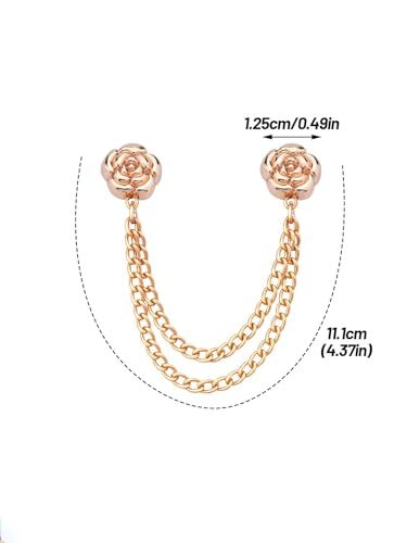 6PCS Multi-Function Magnetic Clothing Clip,Magnetic Hem Clips with Chain, Scarves, Hijab, Trousers, Cuffs and Hems