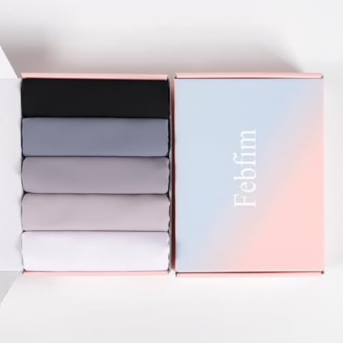 Febfim 4 PCS Muslim Women Soft Premium Solid Chiffon Hijab Scarves Shawl Long Scarf Wrap Scarves with Gift Box - color: Gold