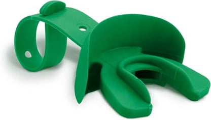Markwort Vettex Doubleguard Mouthguard for Football, Lacrosse, Braces - Breathable Mouth Guard with Lip Protection and Strap - Youth, Kelly Green - color: Kelly Green
