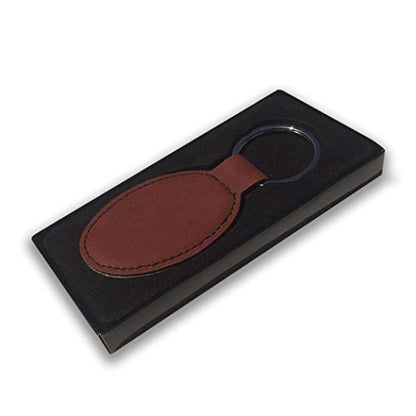 LaserGram Oval Keychain, Allah 1, Personalized Engraving Included (Burgundy) - color: Burgundy