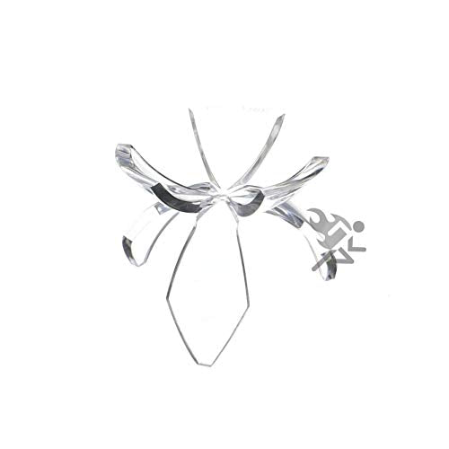 2-1/4" Acrylic Reversible Three Prong Tulip Display Stand Qty: 3
