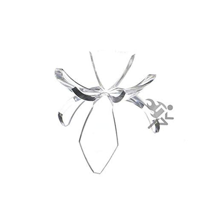 2-1/4" Acrylic Reversible Three Prong Tulip Display Stand Qty: 3