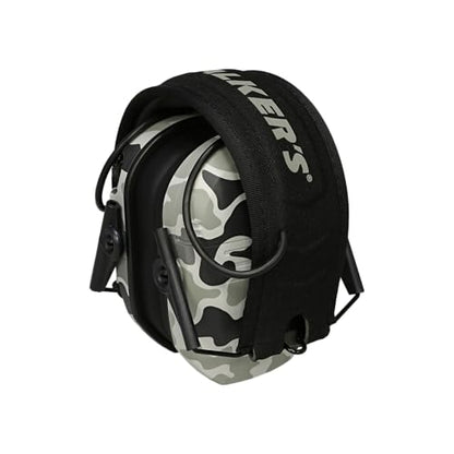 Walker's Razor Slim Electronic Muff - color: Grey Duck Camo, size: One Size