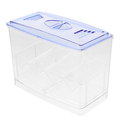 Abaodam Fish Breeding Box with Oxygen Supply Transparent Isolation Tank for Guppy Fry Fish Nursery and Shrimp Breeding Versatile Aquarium Accessory for Healthy Growth