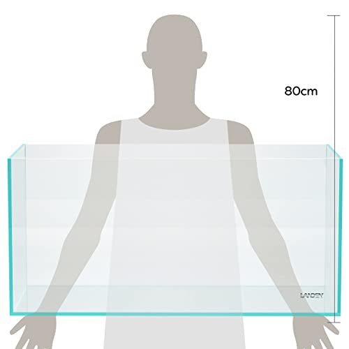 100P 50 Gallon Rimless Low Iron Aquarium Tank, W39.4×D17.7×H17.7 in(100x45x45cm) 10mm Thickness with Black Nano Foam Leveling mat Included - size: 50Gal W39.4×D17.7×H17.7 in(100x45x45cm)