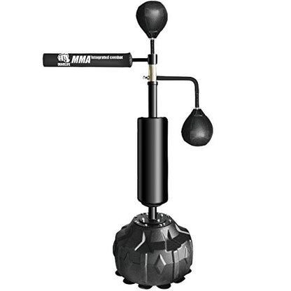 InnoLife MMA Boxing Speed Trainer Punching Spinning Bar with Dual Punch Head