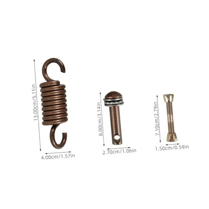 UPKOCH Hammock Chair Spring Swing Hanging Spring Metal Kit Porch Swing Accessories Sandbag Fixing Kit - color: Coffee