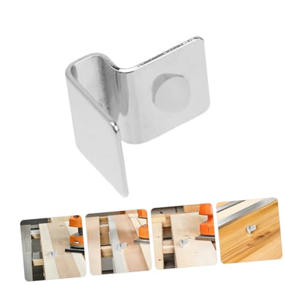 Kisangel 8pcs Aquarium Lid Clips: 5mm Fish Tank Lid Holder - Stainless Steel Fish Tank Cover Support Clamps for Rimless Aquarium Glass Top