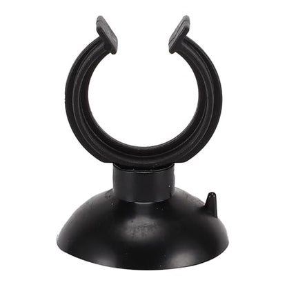 Aquarium Suction Cup, Aquarium Sucker Clip, Suction Cups Airline Tubing Holder, Fish Tank Accessories for Aquarium Fish Tank, Black, 0.79"