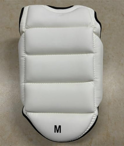 Reversible Karate Sparring Chest Guard, Taekwondo Boxing MMA Martial Arts Muay Thai Kickboxing Training Body Protector - color: Black/White, size: X-Large
