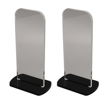 Glove Stand for Boxing, 2Pcs Acrylic Boxing Glove Stand Vertical Boxing Glove Display Stand Acrylic Gloves Holder for Boxing Collectors (Black) - color: Black