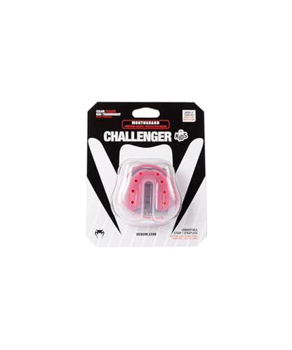 Venum Kids Challenger Mouthguard - Strap/Strapless - color: Red Transparent, size: Kid's