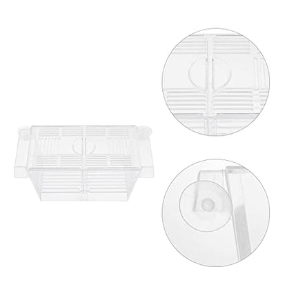 balacoo 1pc Aquarium Breeding Box Cups Isolation Incubator for Fish and Shrimp Easy Installation Water Material for Optimal Fish Survival
