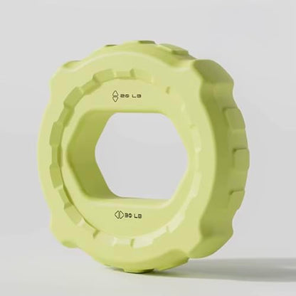 Silicone Hand Grip Strength Trainer, 20-50 lbs, Resistant Lightweight - color: Cream Yellow