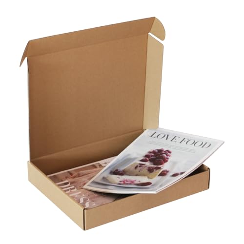 GDYIHANG12x9x3 Inches 68 Pack Brown Mail Order Boxes, Shipping Boxes,Mailing Boxes Corrugated Box Mailers Shipping,Storage Or Small Business Pac