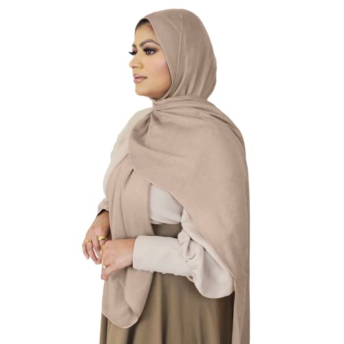 Modal Hijab for Women | Headscarf - color: Biscuit Modal - Plain Hijab
