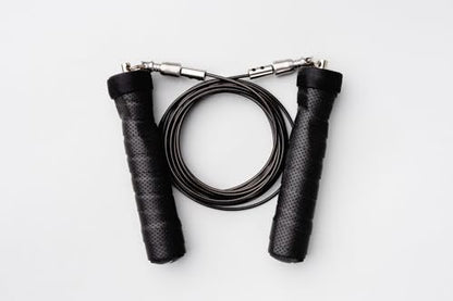 Adjustable Speed Jump Rope for Fitness – Lightweight Tangle-Free Skipping Rope with Ball Bearings, Easy to Use Cardio Workout Equipment for Home, Gym & Travel (Men & Women)- RIVERROPE Premium Jump Rope