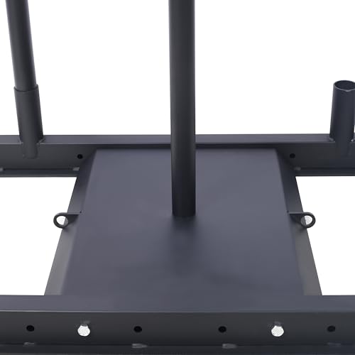 LifeSky Weight Training Pull Sled Harness Stand - Functional Training Equipment for Speed Acceleration Strength - Heavy Duty Steel Frame with Adjustable Resistance & Professional Workout Design