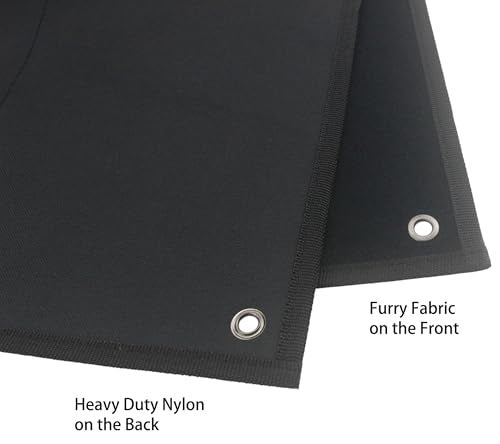 Tactical Patch Display Panel Holder Board for Military Army Combat Morale Uniform Hook and Loop Emblems, 24 Inches x 36 Inches (Medium), No Patches Included - color: Black, Medium