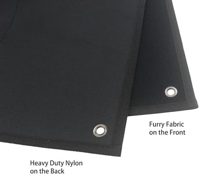 Tactical Patch Display Panel Holder Board for Military Army Combat Morale Uniform Hook and Loop Emblems, 24 Inches x 36 Inches (Medium), No Patches Included - color: Black, Medium