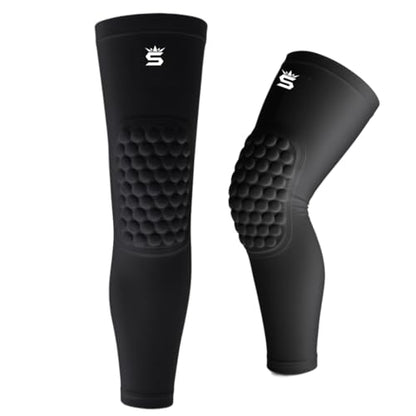 Wrestling Kneepad Leg Sleeve with Built-In Knee Pad – Compression Support, Non-Slip Fit – Youth & Adult Wrestling Gear - color: BLACK, size: YOUTH S-(55-70)lbs