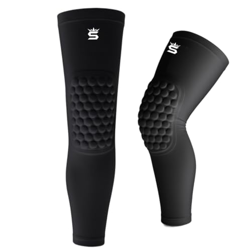 Wrestling Kneepad Leg Sleeve with Built-In Knee Pad – Compression Support, Non-Slip Fit – Youth & Adult Wrestling Gear - color: BLACK, size: YOUTH L-(86-100)lbs
