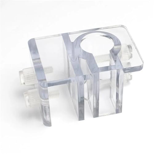 Aquarium Fish Tank Inflow Outflow Tube Holder 6pcs 26mm Large Pipe Water Tube Fixed Clip Acrylic Aquarium Water Tube Holder Water Pipe Hose Mount Bracket Fish Tank Hose Clamp(26mm) - size: 26mm