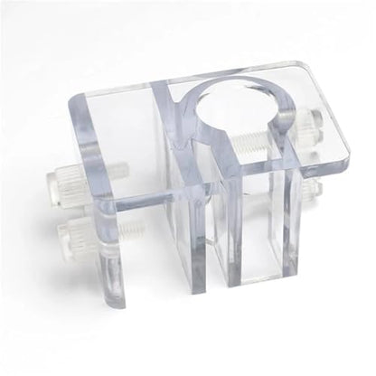 Aquarium Fish Tank Inflow Outflow Tube Holder 6pcs 26mm Large Pipe Water Tube Fixed Clip Acrylic Aquarium Water Tube Holder Water Pipe Hose Mount Bracket Fish Tank Hose Clamp(20mm) - size: 20mm