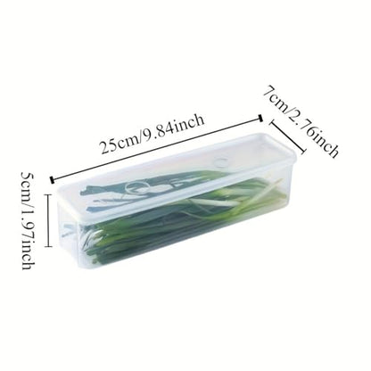 3 Pack Stackable Food Storage Containers - 1500ml (51oz) Fridge Organizer with Removable Drain Plate & Lid for Fish, Meat, Fruits, Vegetables