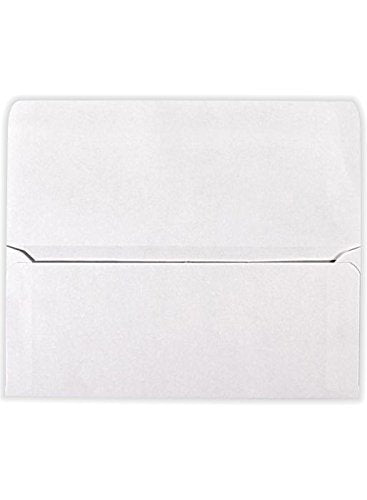 LUXPaper 화폐 봉투 | 6.4cm x 16.5cm | 화이트 | 31.8kg(70파운드) 텍스트 | 50개 - color: 31.8kg(70파운드). 화이트, size: 50 Qty.