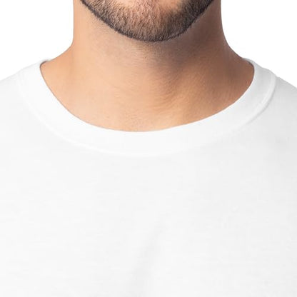 Fruit of the Loom Men's Eversoft Cotton Long Sleeve T-Shirts, 2 Pack - color: Long Sleeve - White Ice, size: 4X-Large