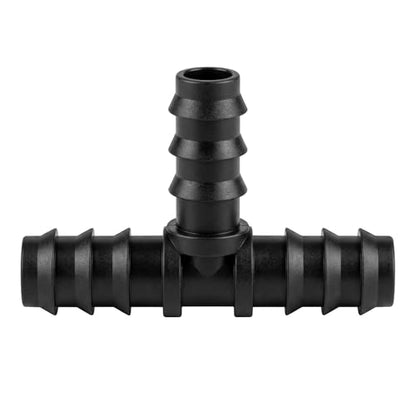 PVC Tee Barbed Fitting 1-Inch Insert - SCH 40 Barbed Hose Tee for 1" ID Hose, Connector for Irrigation, Water Lines, Garden & RV Systems - size: Black 1 PVC Tee