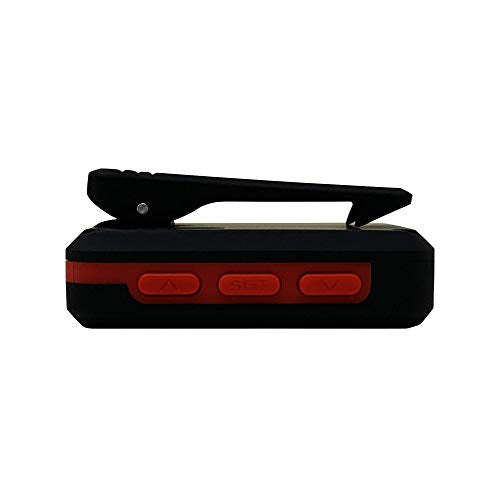 Gymboss Charge Interval Timer and Stopwatch - color: Black / Red