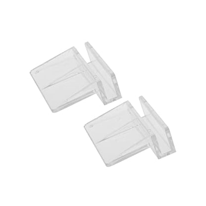 Ipetboom 3sets Rimless Aquarium Tank Glass Cover Clip Support Holder Acrylic Clips for Betta Fish Tanks Easy Installation Fish Accessories 6pcs*3
