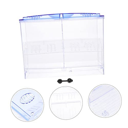 Double Layer Isolation Box for Fish Breeding Aquarium Hatchery Incubator Independent Fish Box for Fry