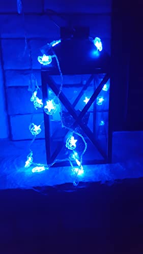 Ramadan Lights [8 Pack] Ramadan Mubarak Wall Decoration Ramadan Favors Ramadan DIY Eid Decor (8 Blue Lights) - color: 8 Blue Lights