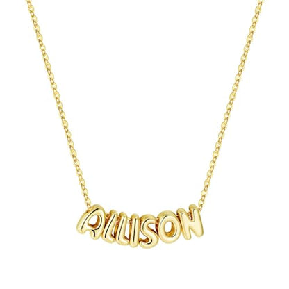 M MOOHAM Mothers Day Gifts - Custom Name Necklace 14K Gold Plated Necklace Personalized Monogram Pendant Name Necklaces for Women Trendy Jewelry Gifts for Women Mom Her Birthday Gifts - style: Allison