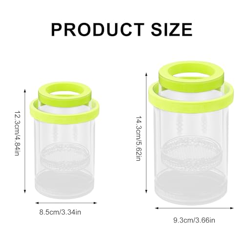 Fish Breeder Box for Raising Fry in Aquariums with Suction Cup Mounting/Floating Breeding Box 3Pcs Floating Hatchery Incubator