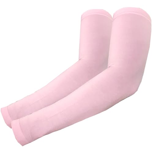 AMAL Muslim Sleeves COTTON Cover Arms For Women USA - color: Pink, size: Medium