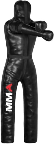 DALLX MMA Grappling Dummy for Judo Karate Throwing Brazilian Jiu-Jitsu Wrestling Submission Punching Bag for Self Defense Fitness Training Dummy – UNFILLED - size: 4FT ( 47 Inches )