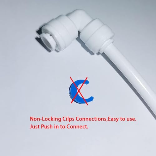 Malida OST-4042 Male Thread Adapter Water Filter Tubing Fittings Push to Connect Elbow 1/8" NPT Male Thread 90 Degree x 1/4" OD Tube Adapter,5pcs. - size: Elbow 1/8"NPT x 1/4"OD Tube