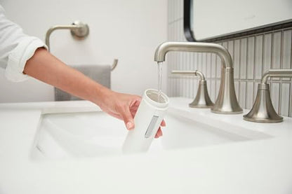 Kohler PureWash M050 Portable Bidet Sprayer,Travel Bidet, Compact Design for Easy Transport with Carrying Strap, Multi-setting Spray Functions, Holds Water for Up to One Minute, White