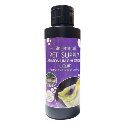 Ammonium Chloride for Fishless Aquarium Cycling - 4 oz - size: 4 oz (Treats up to 350 gal)