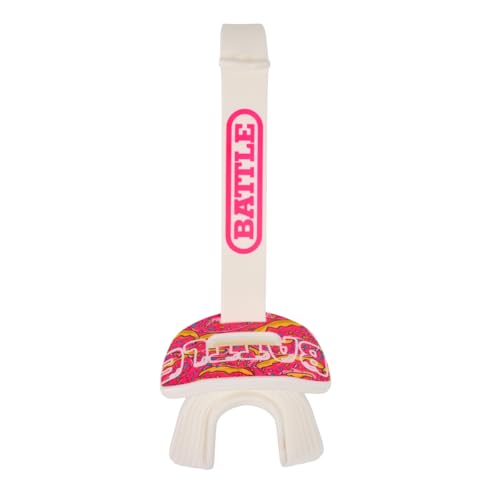 Battle Speed X Mouthguard with Interchangeable Thick Strap, for Football, Advanced Composite, BPA Free, Youth and Adult (Donuts) - color: Donuts