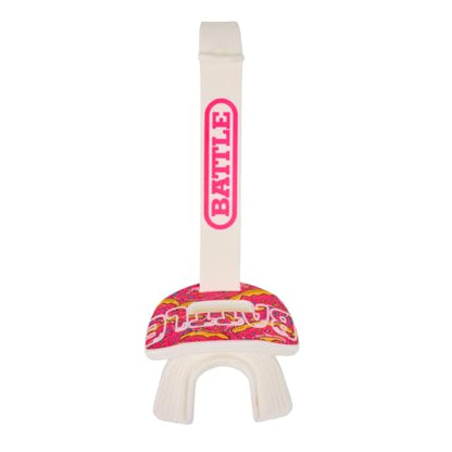 Battle Speed X Mouthguard with Interchangeable Thick Strap, for Football, Advanced Composite, BPA Free, Youth and Adult (Donuts) - color: Donuts