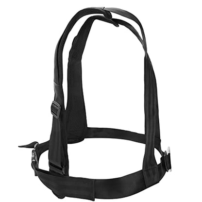 Training Sled Harness Vest with Pull Strap, Tire Pulling Resistance Speed Training - color: Adult to 50" Girth